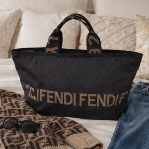 Fendi Roma 1925 Dual Handle Roll Tote